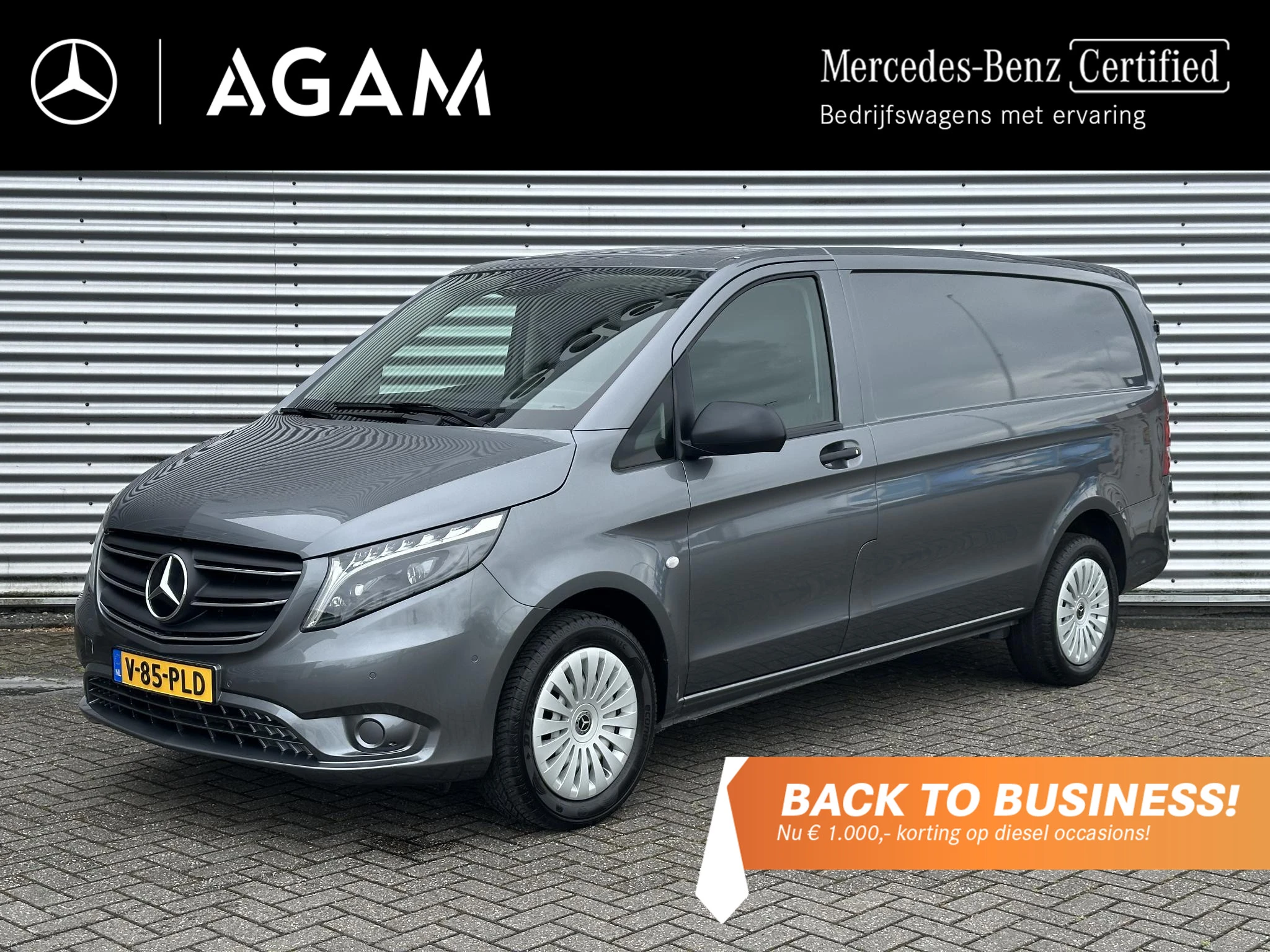 Mercedes-Benz Vito 2023 - 119 CDI L2 Automaat LED Achterdeuren Carplay afbeelding 1