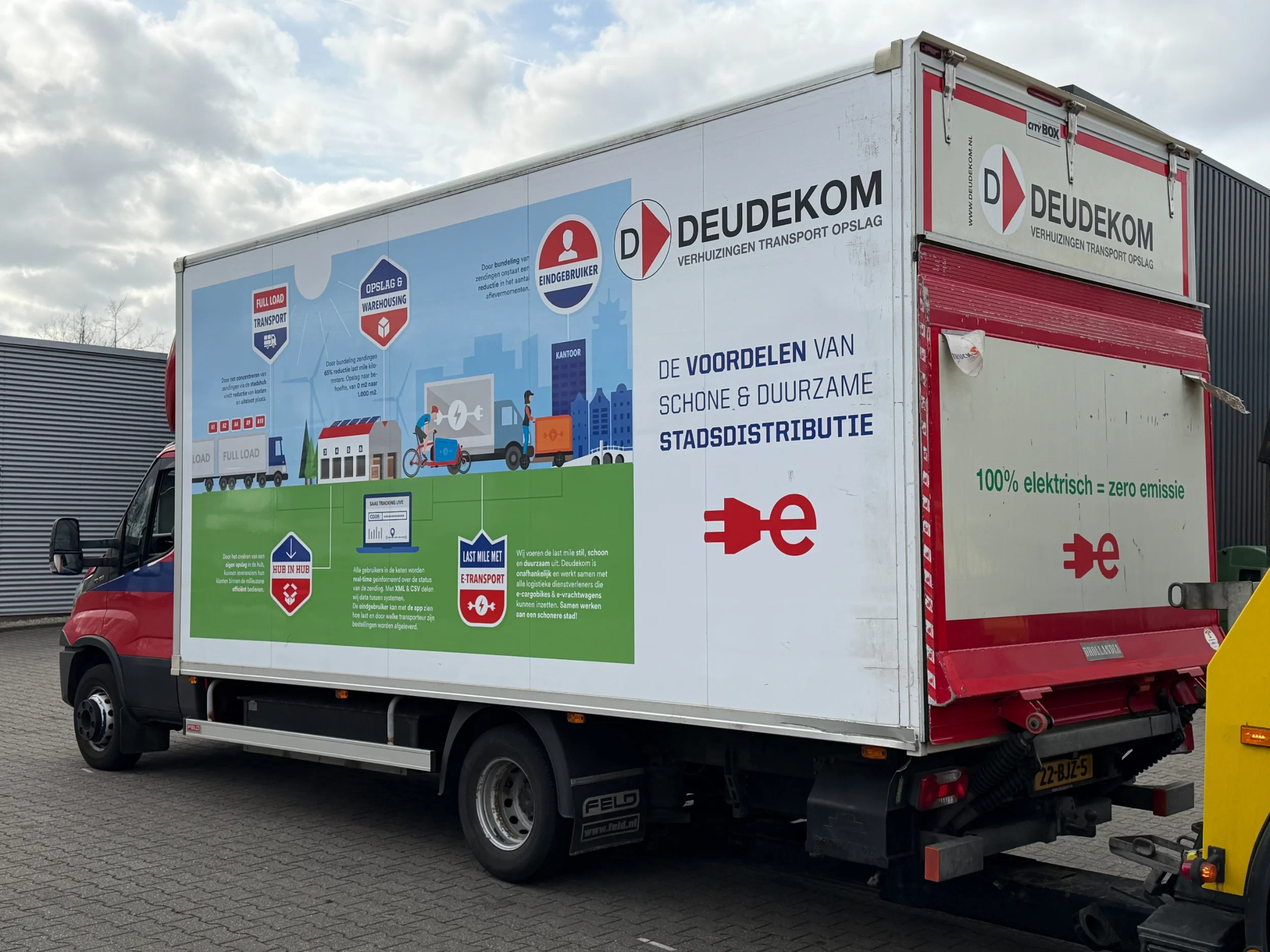 Iveco Daily 2017 - 70 150 Volledig Elektrisch/DEFECT! Gesloten Opbouw + Laadklep obrázek 4