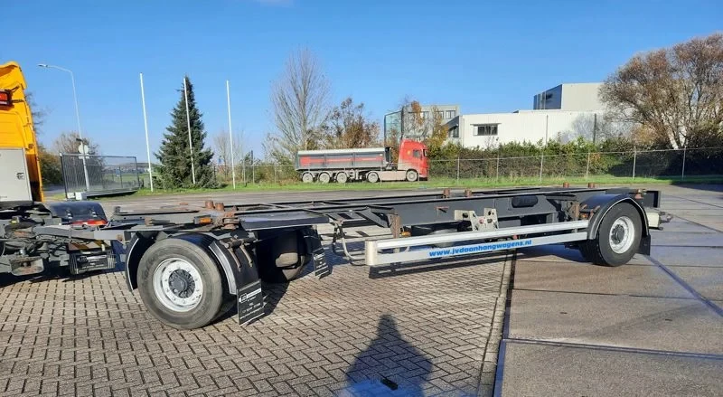 Sommer 2008 - AW 18T-S 2 As Aanhangwagen I.c.m. Krone Open BDF Laadbak 20 Ft. 08-WD-DL afbeelding 12