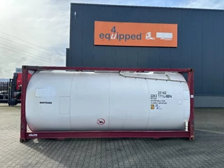 CIMC tankcontainers N/A 2017 - 20FT ISO /  25.010L / L4BN / 22K2 / T11 / steam heating / bottom discharge / 2.5Y-TEST/CSC: 07/2027 obrazek 2