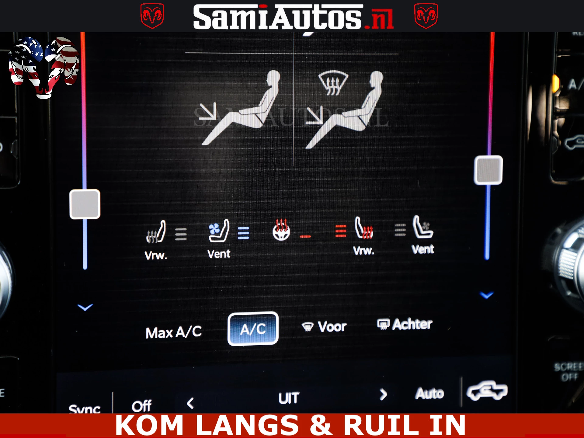 Dodge Ram Pick-Up 2023 - LIMITED NIGHT 5.7 V8 402PK | HUD | 4PL WHEELS | LUCHTVERING |OPEN UILAAT KLEP | BOM VOL | GRANITE CRYSTAL | DC | immagine 21