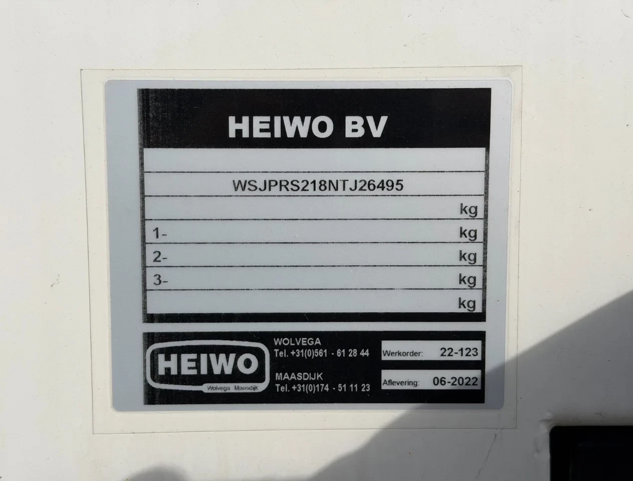 HEIWO 2022 - LPRS 18 ZIJDEUR LAADKLEP STUURAS KACHEL IN SUPER CONDITIE afbeelding 20
