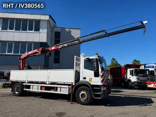 Iveco Eurocargo 2002 - 180 4X2 EUROCARGO 2002 + HMF KRAAN 2007 te koop