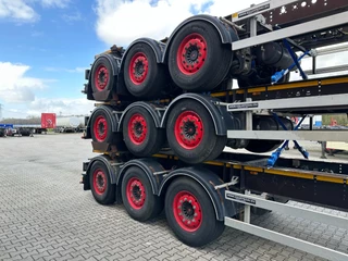 Burg N/A 2012 - stack of 3x 2012 BURG 20FT ADR (EX/II, EX/III, FL, AT) Chassis, Empty weight : 3.690kg, SAF INTRADISC, 2x Liftaxle, NL-chassis obrazek 5