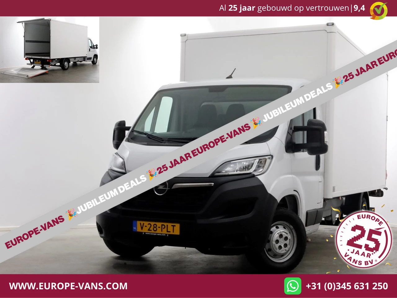 Opel Movano 2024 - 2.2D 140pk Bakwagen met laadklep 1.060kg laadvermogen 02-2024 obrázek 1