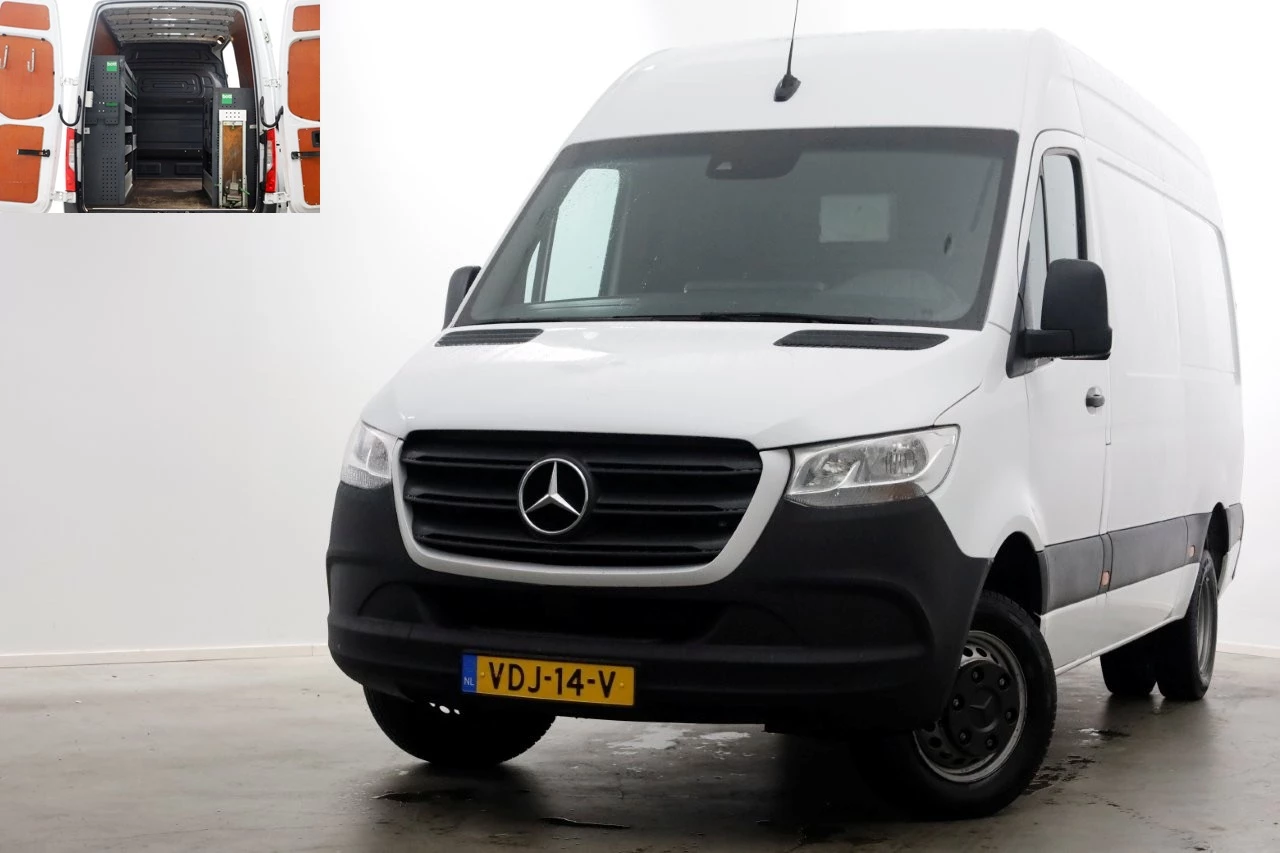 Mercedes-Benz Sprinter 2019 - 516 CDI 163pk E6 L2H2 Airco/Inrichting/230V Trekhaak 3500kg 11-2019 afbeelding 1