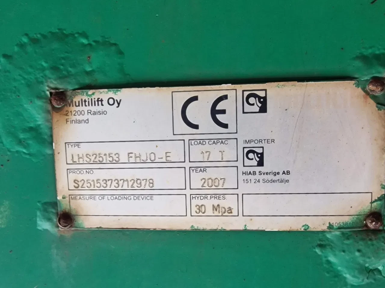 Volvo FH 2007 - 13.440 6x2*4 - HIAB Hooklift 17T - Euro 5 - I shift - Steering axle image 23