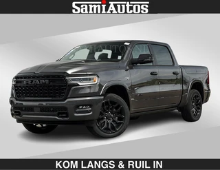 Dodge Ram Pick-Up 2026 - LIMITED 2027 5.7 V8 HEMI | MAXIMAAL UITGERUST | NIEUWE KLEUR Granite Crystal Pearl met Ebony Red interior seats | te koop