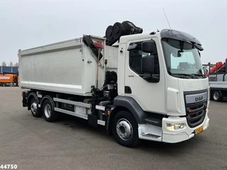 DAF FAN LF 220 Euro 6 Hiab 11 Tonmeter laadkraan Just 166.649 Km! 2014 - N/A imagen 3