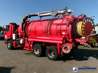 DAF CF 75.310 6x4 RHD Whale vacuum tank 11.8 m3 / 2 comp 2009 imagen 3 miniatura