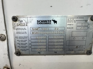 Schmitz Cargobull N/A 2008 - SKO24 / SAF DISC / 2x LIFTAXLE / GALVANIZED / NL-TRAILER / DAMAGED image 40