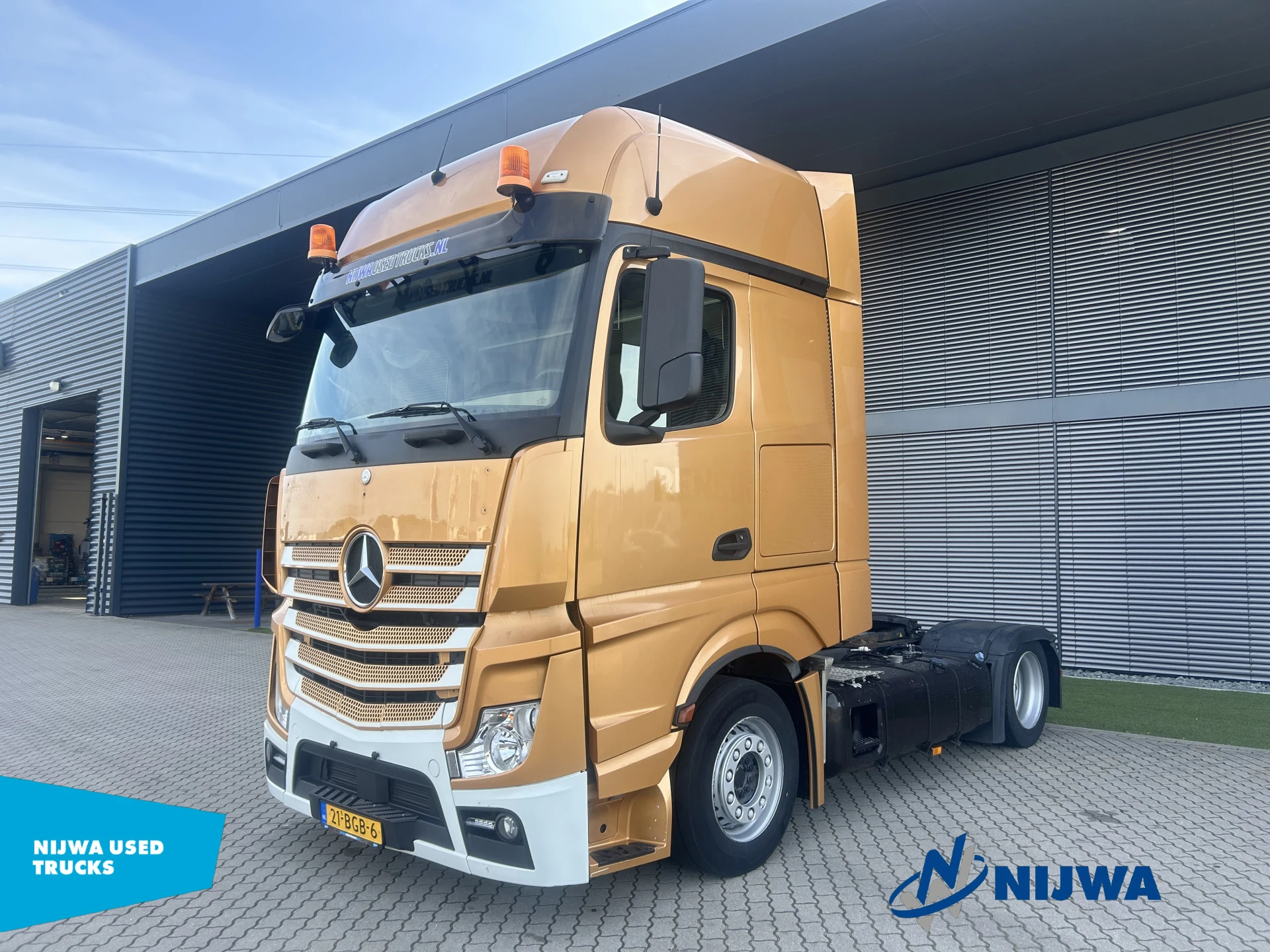 Mercedes-Benz Actros 2015 - 963-4-A 4x2 Hefschotel + Standkachel afbeelding 1