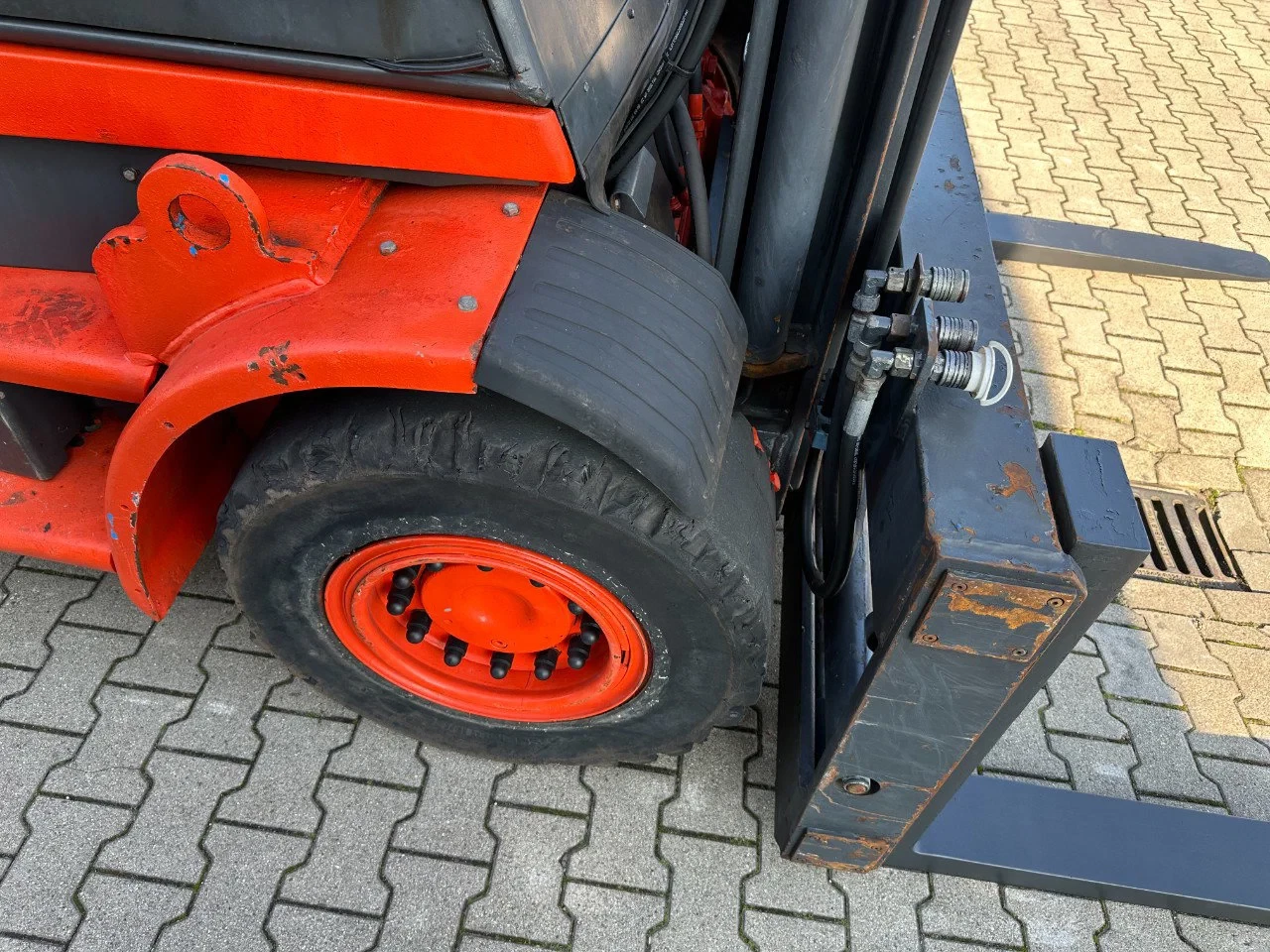 Linde 2003 - H60D-02 / fork positioner / 6.000kg / duplex / 6 cil. Deutz diesel afbeelding 19