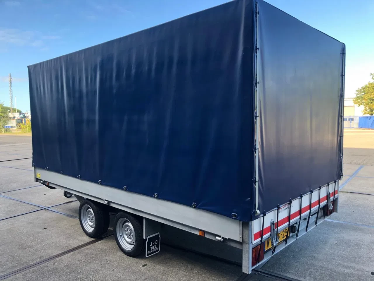 Eduard 2007 - Autotransporter - Tandem As Aanhangwagen Zeil, WV-SF-25 afbeelding 3