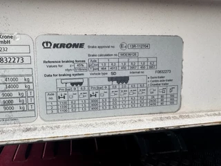 Krone N/A 2019 - SD 3 AXLE 1 LIFT AXLE SLIDING ROOF bild 12