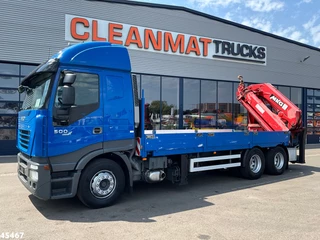 Iveco Stralis 2009 - 500 6x4 MKG 54 Tonmeter laadkraan immagine 4
