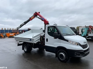 Iveco Daily 2024 - 72C18 HMF laadkraan 3,4 Tonmeter laadkraan + Meiller 3-zijdige kipper New & Unused!! obrazek 6