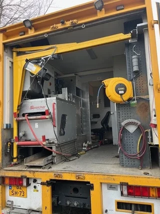 DAF CF 75 2012 - Streicher EF200 Milling Robot Relining Electric Cutter изображение 5