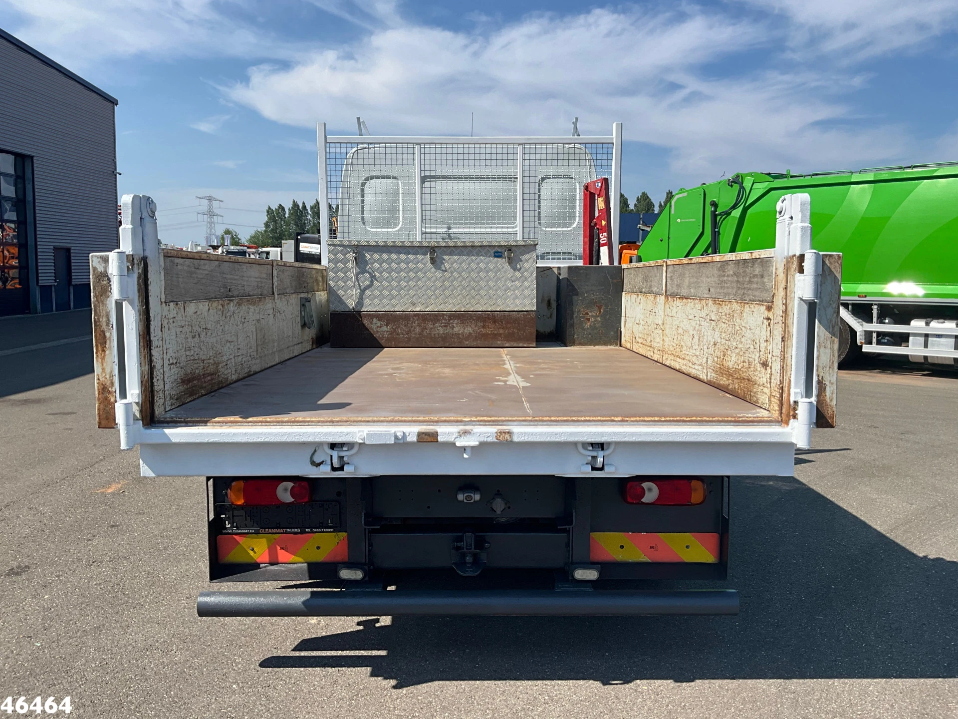 Renault Midlum 180 Kipper HMF laadkraan Just 135.435 km! 2012 afbeelding 10