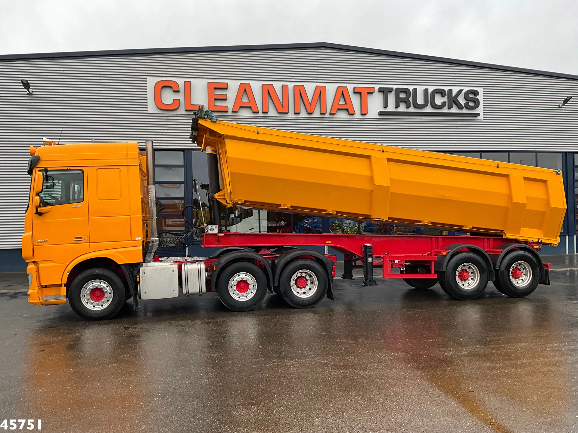 DAF FTG XF 530 6x2 Euro 6 ZF Intarder Kiphydrauliek + OVA 2-assige kipoplegger 32m³ 2021 obrázek 1