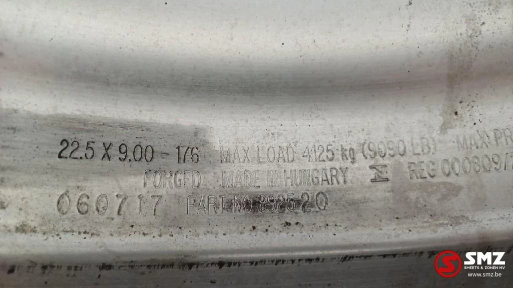 Diversen 2017 - Occ set Alcoa aluminiumvelgen 9,00x22,5 afbeelding 5