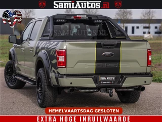 Ford F-150 2018 - 5.0 V8 4X4 | MAT OLIVE GREEN | BIJTELLING VRIJ | ZEER DIK | CAMERA | 3500KG | PANORAMA | LEDER | GO RHINO ROLLBAR | afbeelding 84