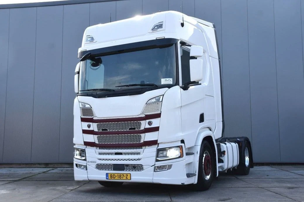 Scania R 2019 - R450 NGS 4x2NB - HYDRAULIC SYSTEM - NEW TACHO - RETARDER - 878 TKM - FULL AIR/4 POINT AIR REAR - PARK. AIRCO - NAVI - ALCOA'S - LED - afbeelding 1