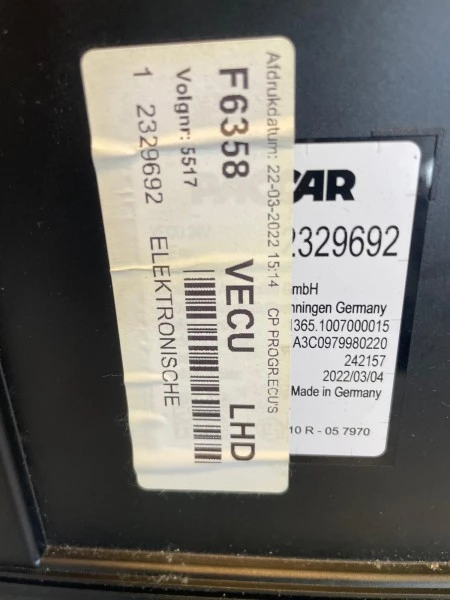 DAF 2022 - 2329692 VECU CONTROL UNIT immagine 2