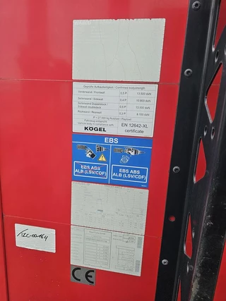 Kögel SN 24 -SLIDING ROOF- COIL - SAF DISC. 2019 - N/A imagen 8