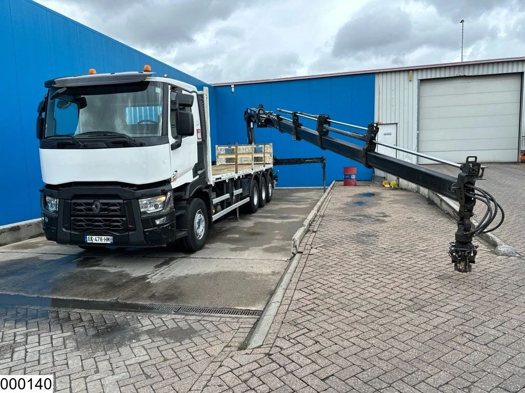 Renault 2017 - C 430 8X4, EURO 6, HIAB, Remote imagem 13
