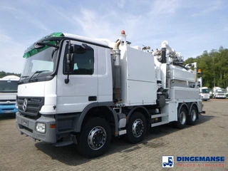 Mercedes-Benz Actros 2008 - 3241 8x4 RHD Huwer vacuum tank / hydrocureur 15 m3 en venta