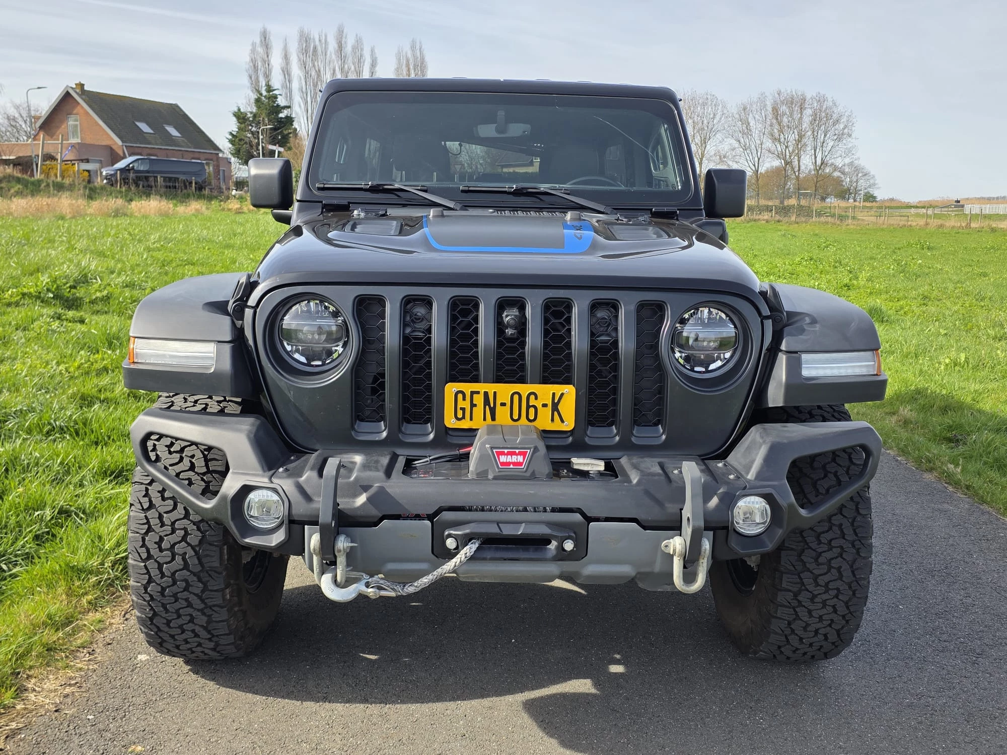 Jeep Wrangler 2022 - 4XE Rubicon - Cabrio/Hardtop - 4x4 - Hybride - 21.836 km - WARN - Alpine afbeelding 11