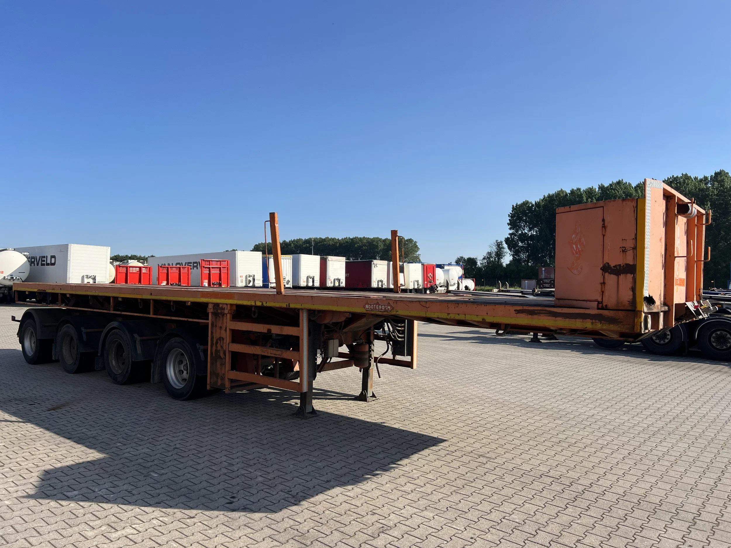 Nooteboom 1999 - OVB-73-04, 73 tons Ballast trailer, 4 axles, 3 hydraulic steering axles afbeelding 16