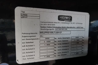 HEIWO TGM 15.290 2020 - Trekker + Heiwo city trailer geïsoleerd + klep 2500 kg image 18