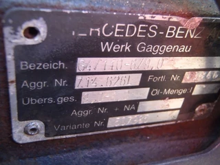 Mercedes-Benz N/A - 714.626L G4/110-6/9,0 obrazek 5