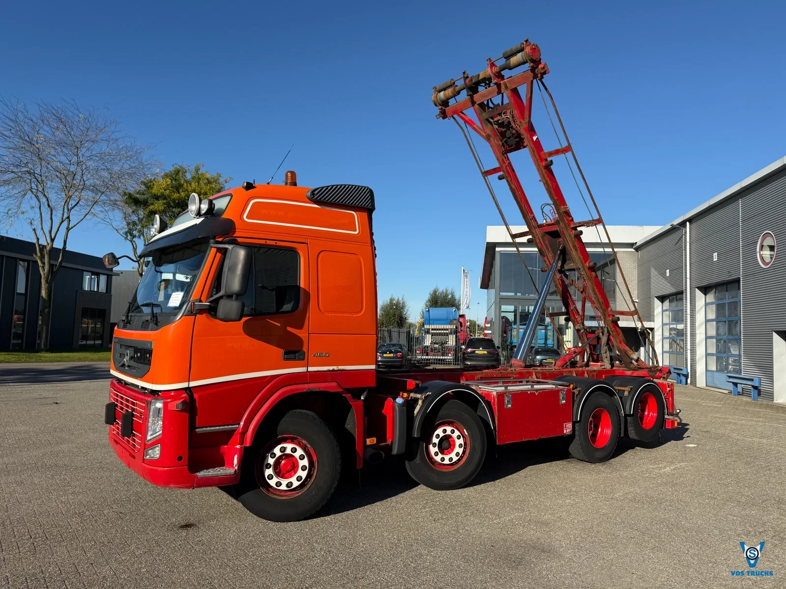 Volvo FM13-460 2011 - / 8X2 / VEB+ / 3 SIDE CABLE TIPPER / ONLY:587371 KM / AIRCO / AUTOMATIC / EURO-5 / 2011 afbeelding 1