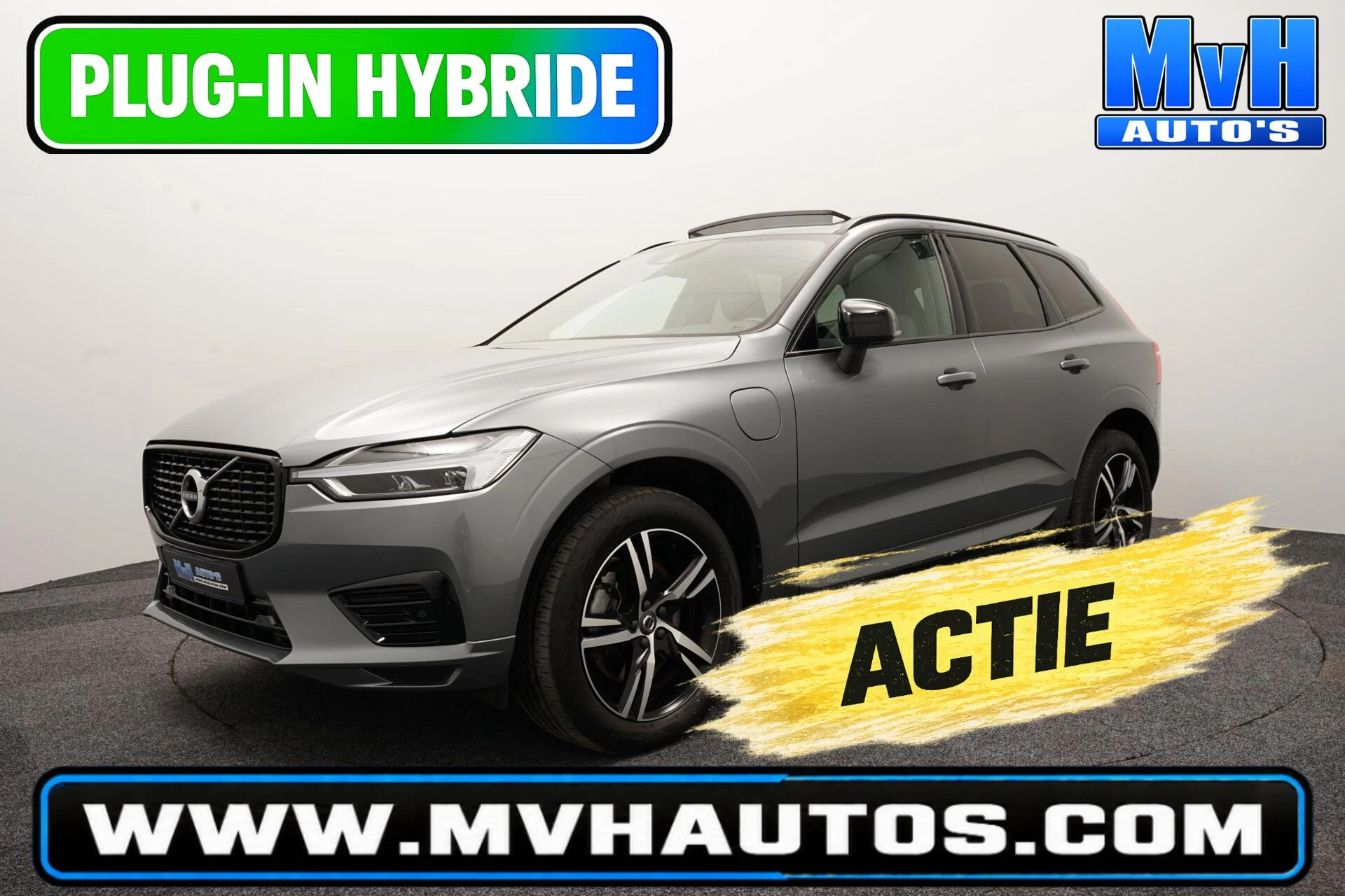 Volvo XC60 2020 - 2.0 PHEV T6 AWD R-Design|PANO|H/K|TREKH|SOH93% afbeelding 1