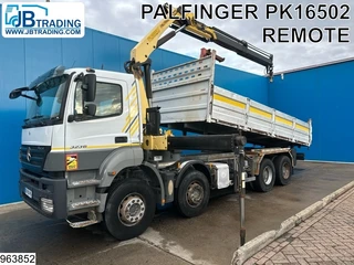 Mercedes-Benz 2008 - Axor 3236 8x4, Palfinger, Remote, Bladvering te koop