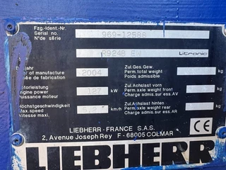 Liebherr N/A 2004 - R 924 B EW INCL grap bild 18
