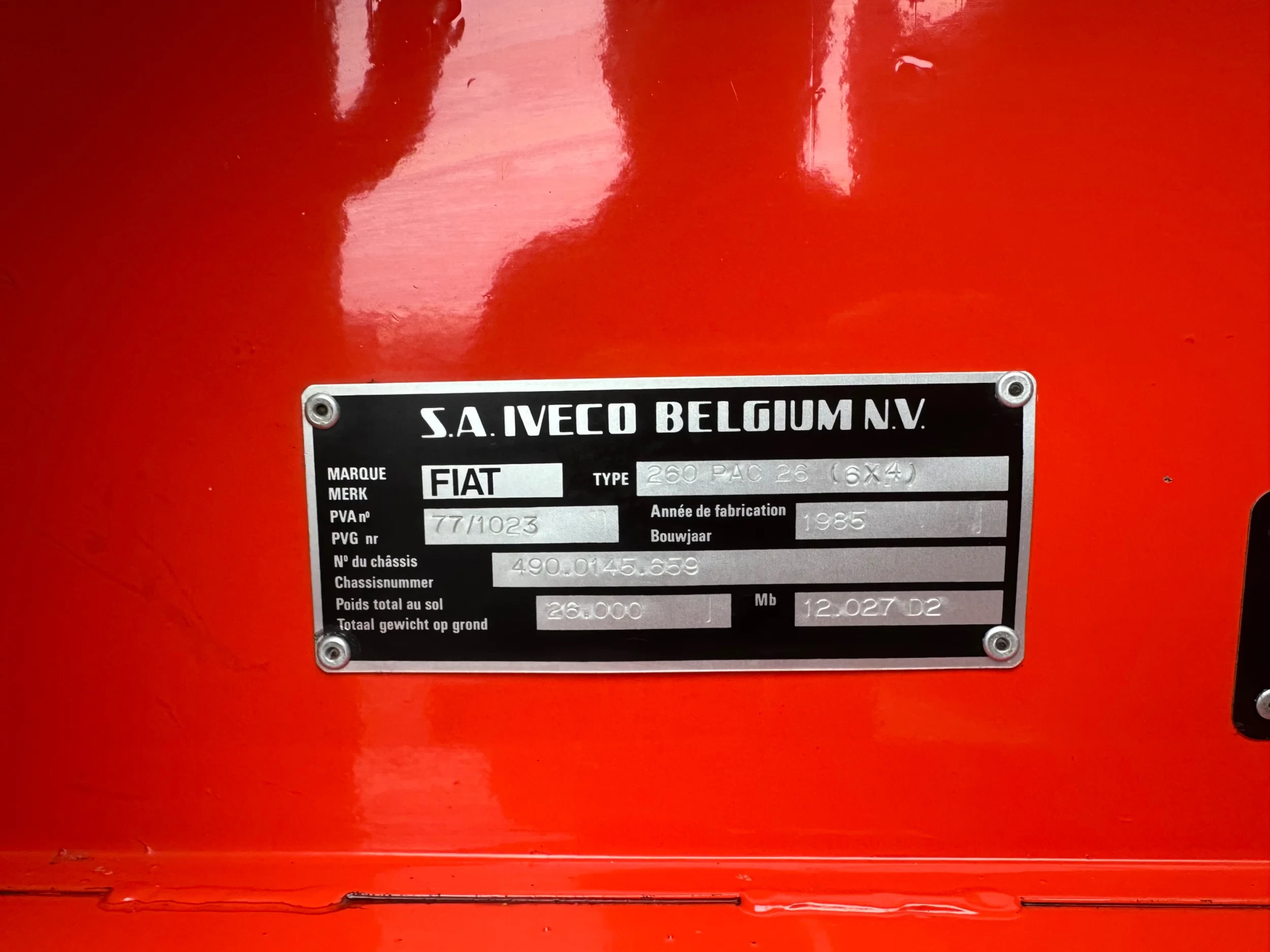 Iveco 260-26 1985 - 6x4 / Watercooled / ATM Kipper / Original 23.236Km !!!!! изображение 14