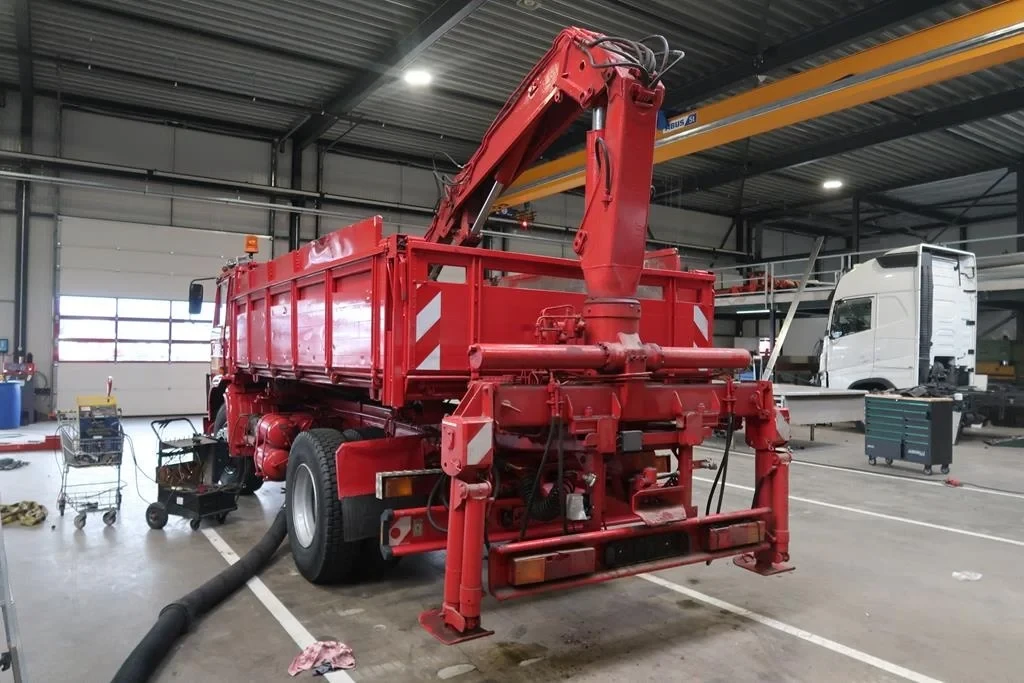 Volvo F 7 1982 - F 720 - 1982 - 3 sides tipping - rear crane - Oldtimer afbeelding 22