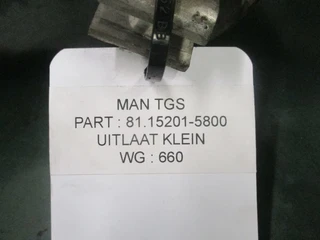 MAN - 81.15201-5800 UITLAAT BOCHT NIEUWE afbeelding 2 miniatuur