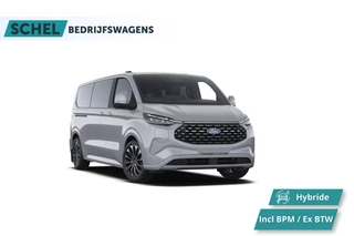 Ford Tourneo Custom 2026 - 340 2.5 PHEV L2H1 Titanium X 232pk | ACC | Pano | B&O | Elek. schuifdeuren | 360 camera | Elek-Trekhaak | Prijs excl. BTW | Rijklaar te koop