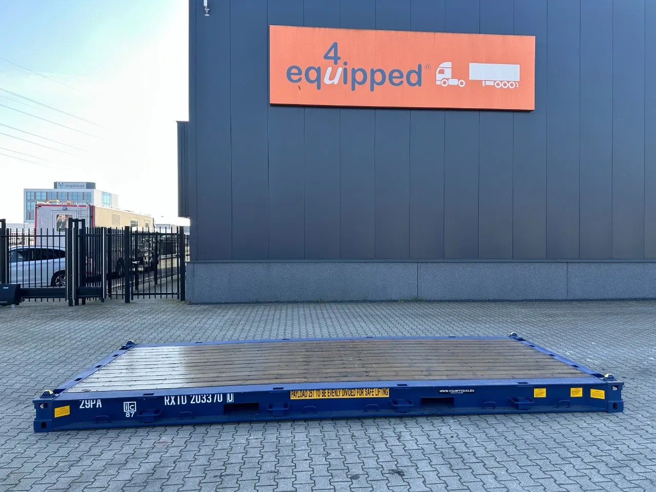 Diversen 2025 - NEW 20FT FLATRACK HARDWOODEN FLOOR / 4x available afbeelding 2