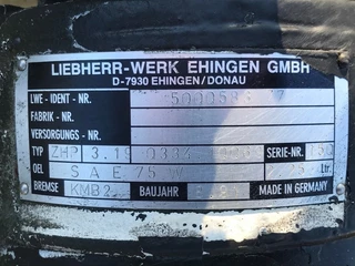 Liebherr N/A 1991 - ROTATION ENGINE ZHP 3.19
 obrazek 3