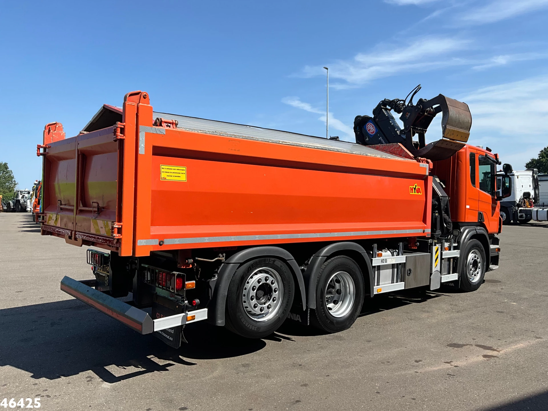 Scania P 2013 - 320 HMF 14 Tonmeter Z-kraan Just 227.472 km! afbeelding 6