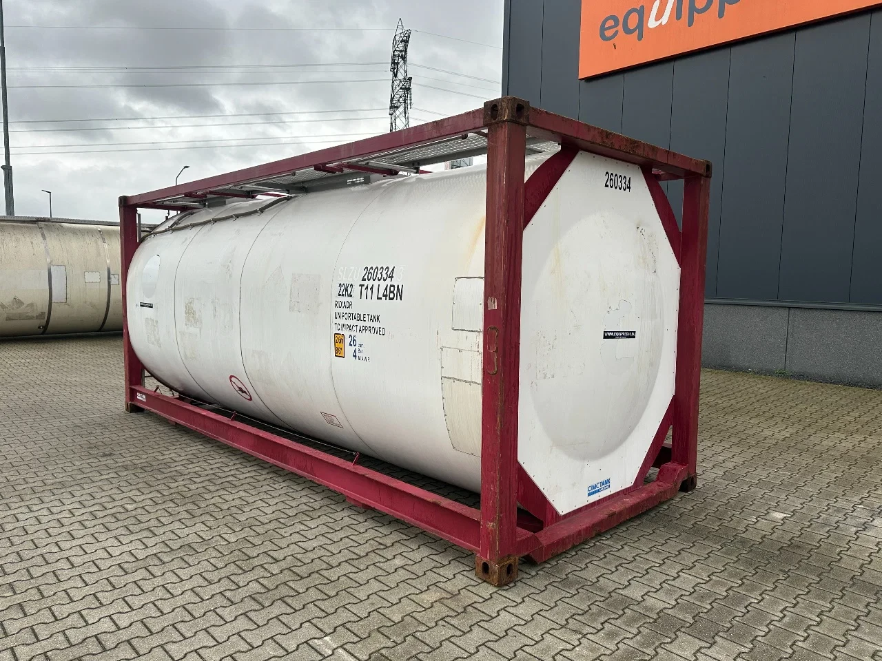 CIMC 2017 - FOOD 20FT ISO / 25.930L-1-COMP. / L4BN / UN Portable / T11 / 5Y - + CSC test: 04-2028 afbeelding 25