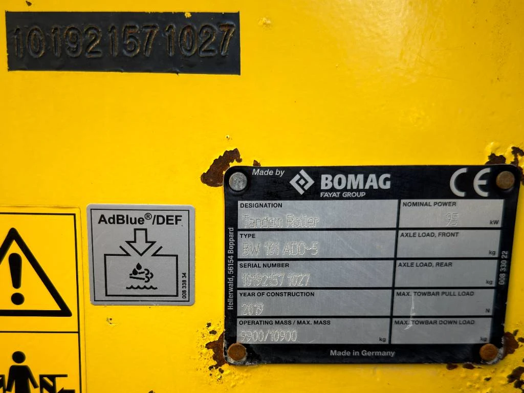 Bomag 2019 - BW161ADO-5 afbeelding 7