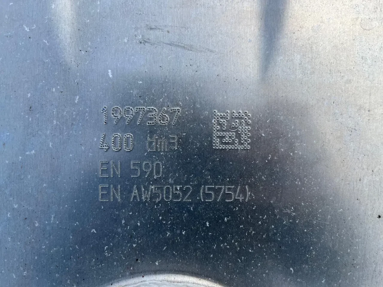 DAF 2023 - 2 X Diesel brandstoftank 400L 1997367 obrázek 5