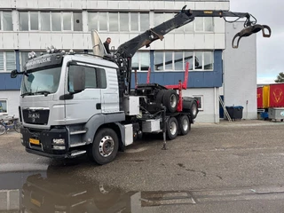 MAN TGS 2012 - 33.480 6X4 + HIAB 251S.82 + TRAILER 2 AXLE KRAEMER imagen 2
